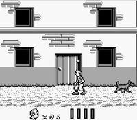 une photo d'Ã©cran de Tintin - Le Temple du Soleil sur Nintendo Game Boy